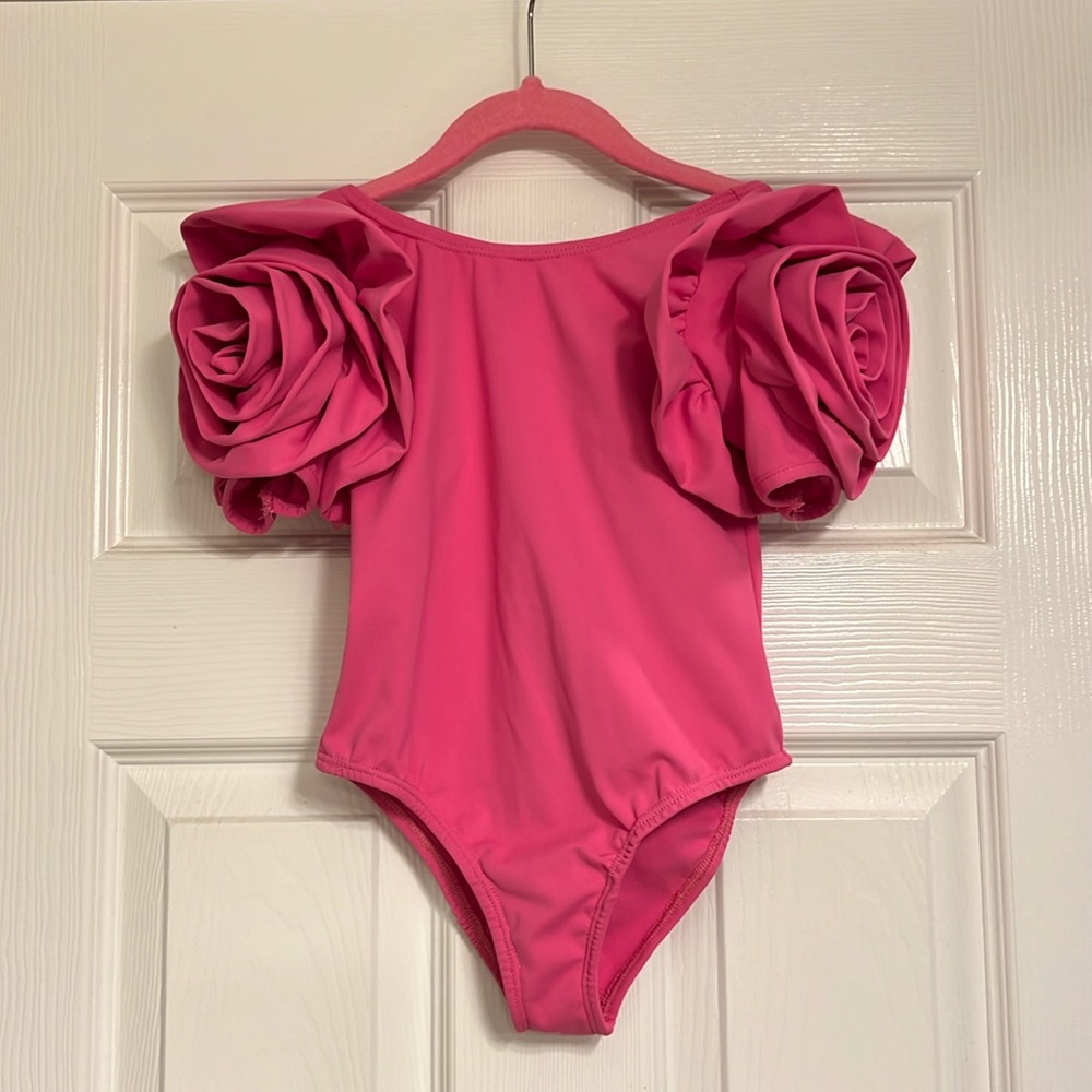 Mia Belle Girls One Piece Bathing Suit